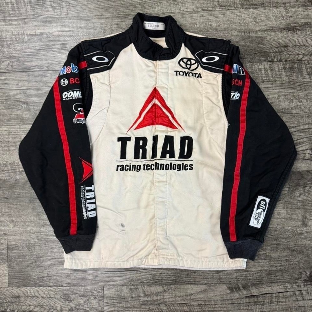 Triad Racing Technologies Toyota Oakley Mobil Race Fire Suit Jacket Sz S